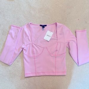 Forever 21 pink long sleeve